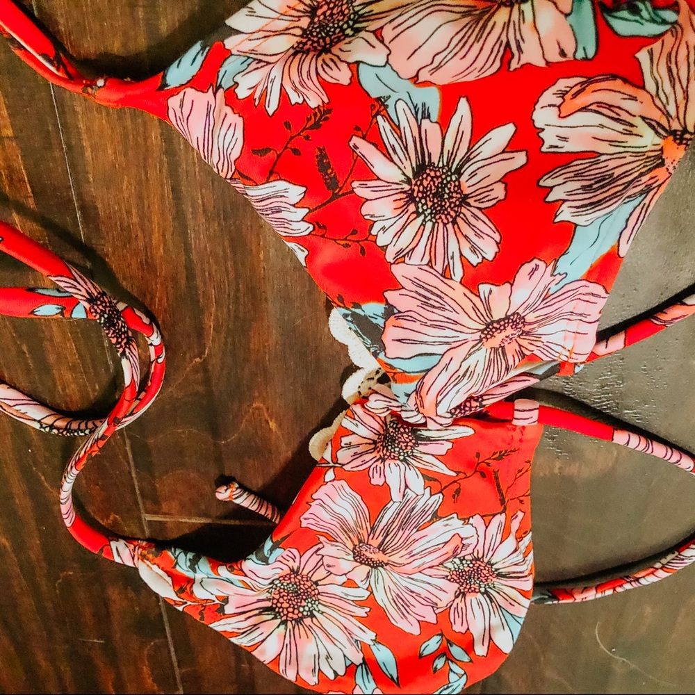 Floral Swim Top NWOT